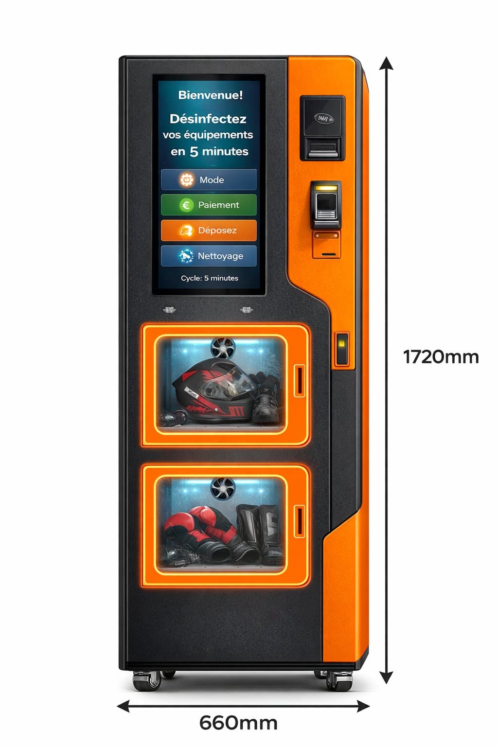 Station Sport Clean System vue de face