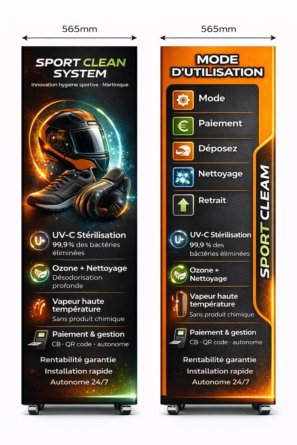 Mode d'utilisation Sport Clean System